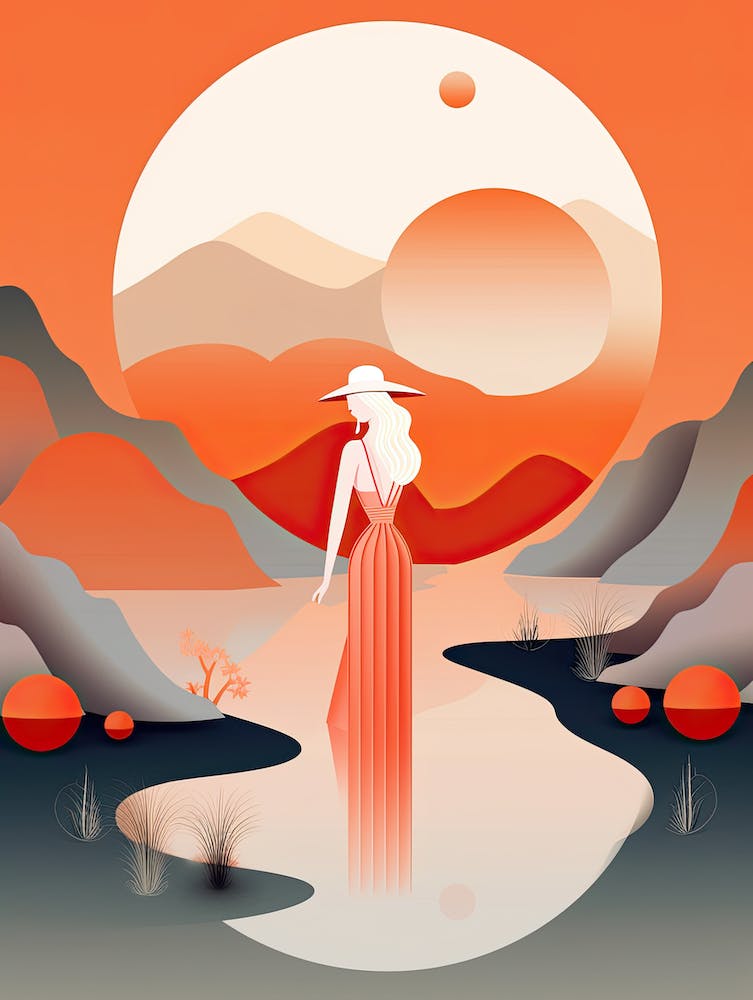 Abstract Landscape Painting