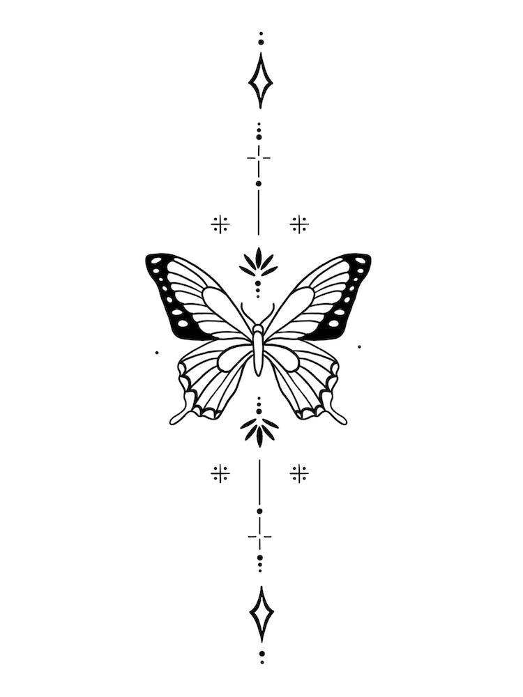 Vertical Butterfly