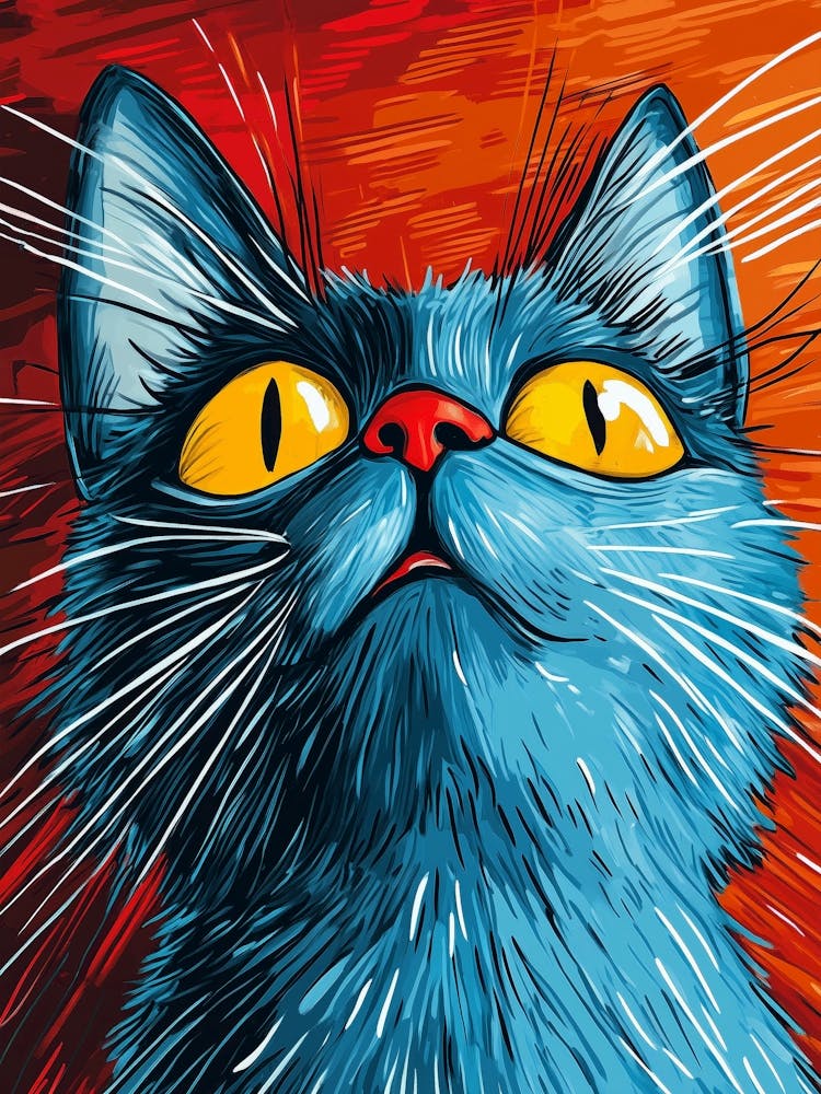 Chat Bleu 1