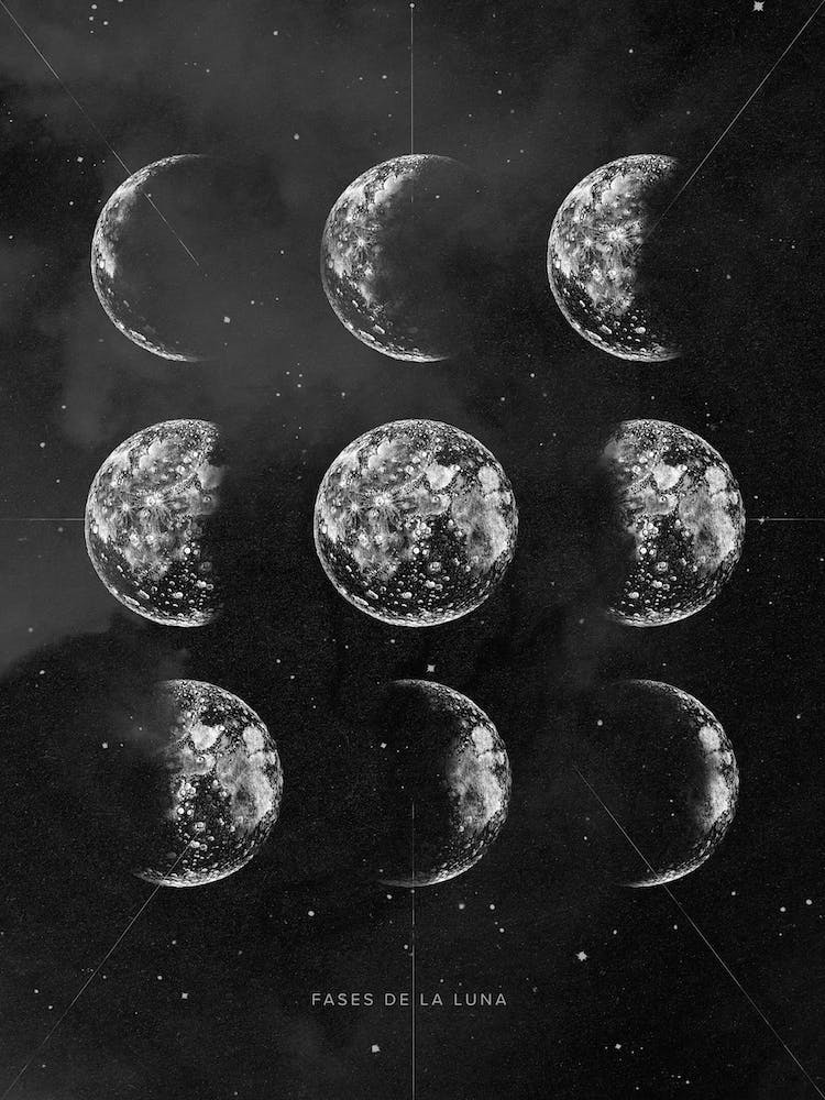 Moon Phases, Aga Szafranska Art