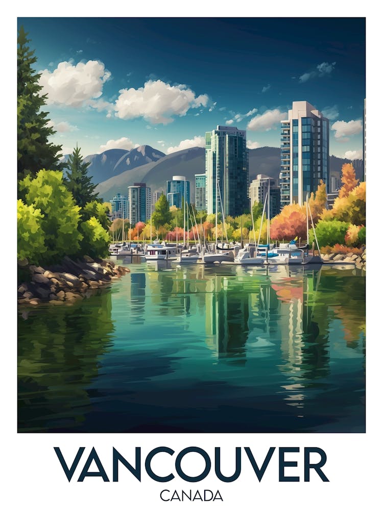 Affiche de voyage Vancouver