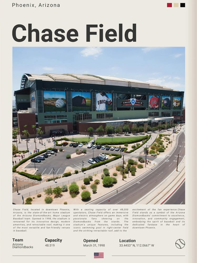 Baseball - Arizona Diamondbacks - Chase Field 1