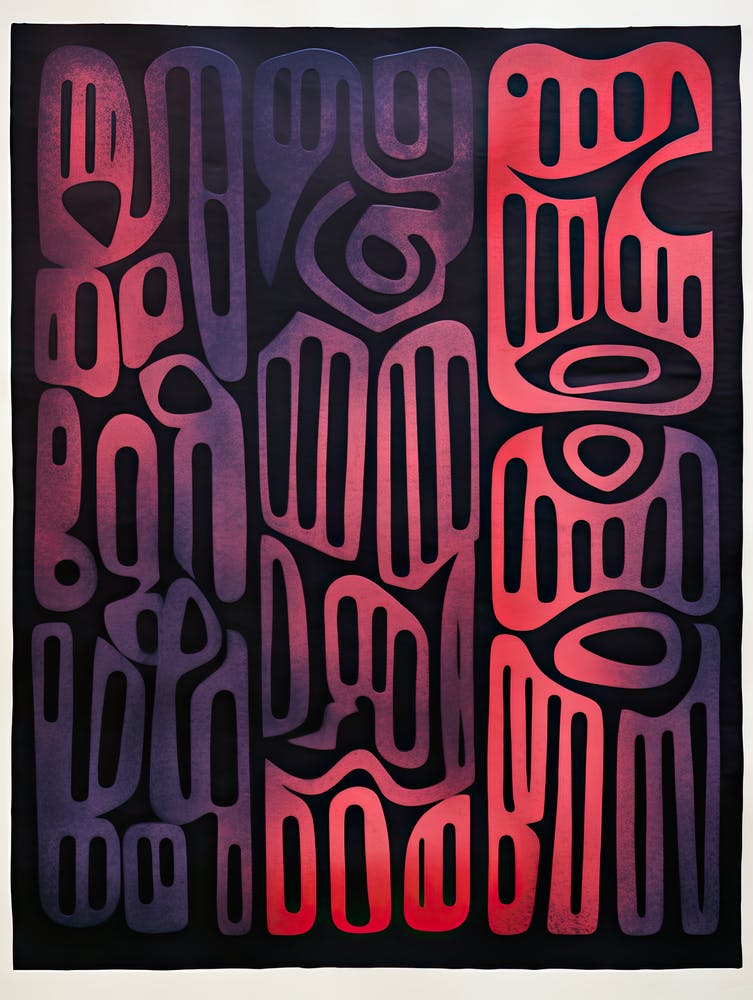 Risograph Abstract print