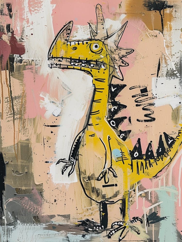 Mustard Graffiti Dino