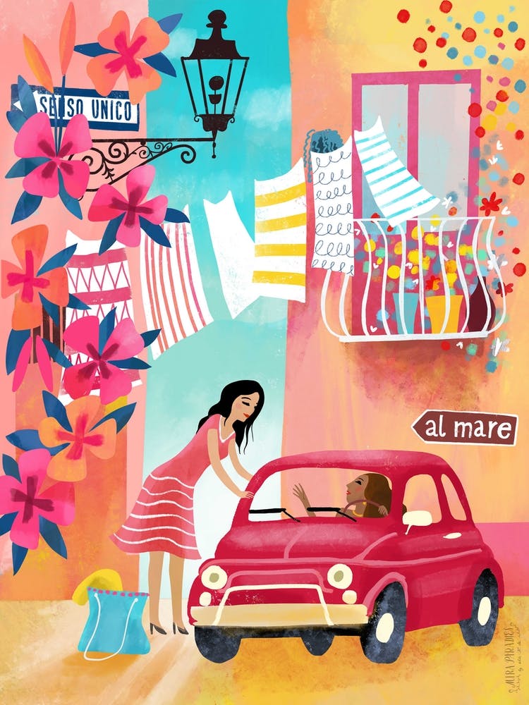 Italy Al Mare Senso Unico Girlfriends