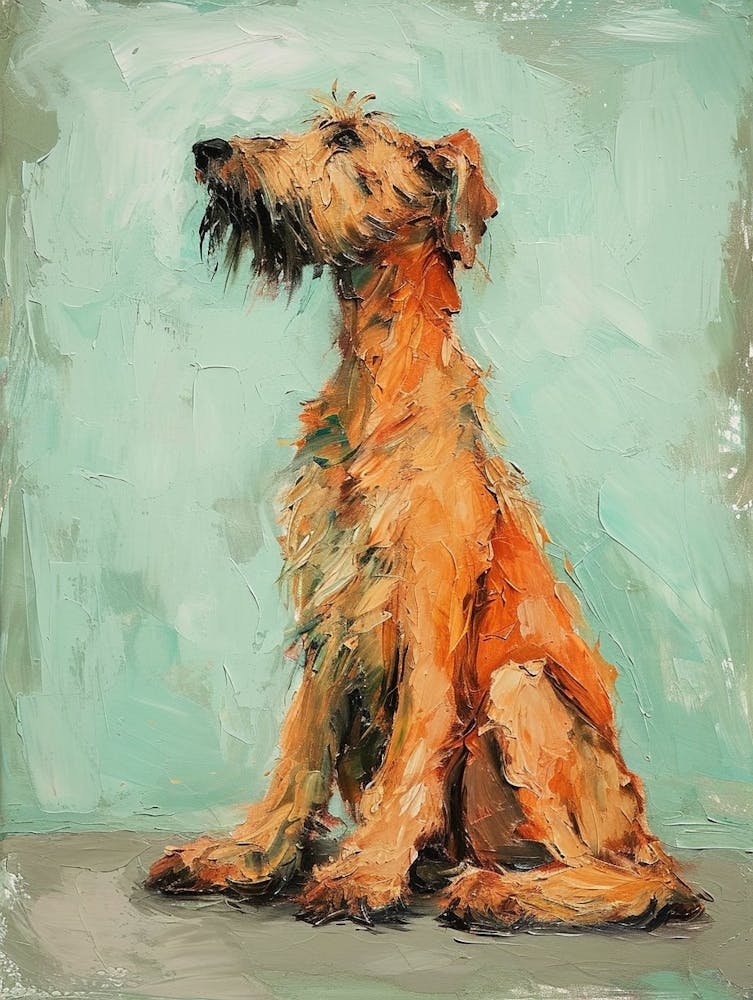 Lévrier Irlandais - Peinture Acrylique 1