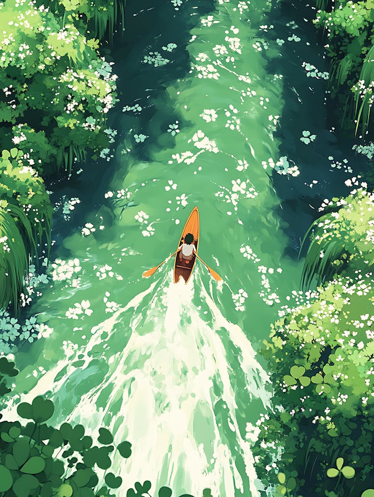 Stunning Rowboat on the River 12