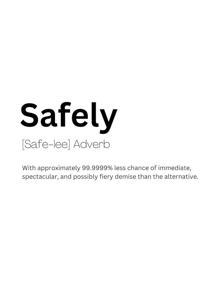 Safely Definition Meaning