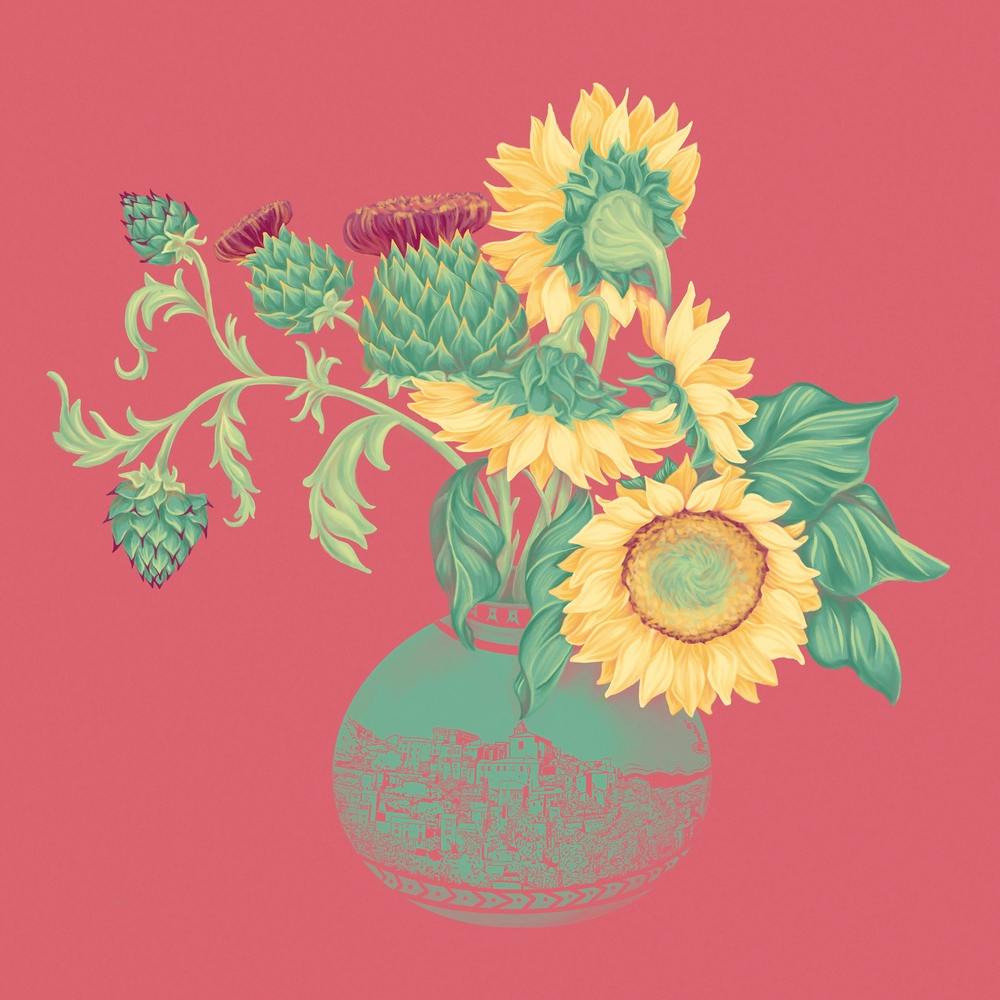 Gordes Flower Square