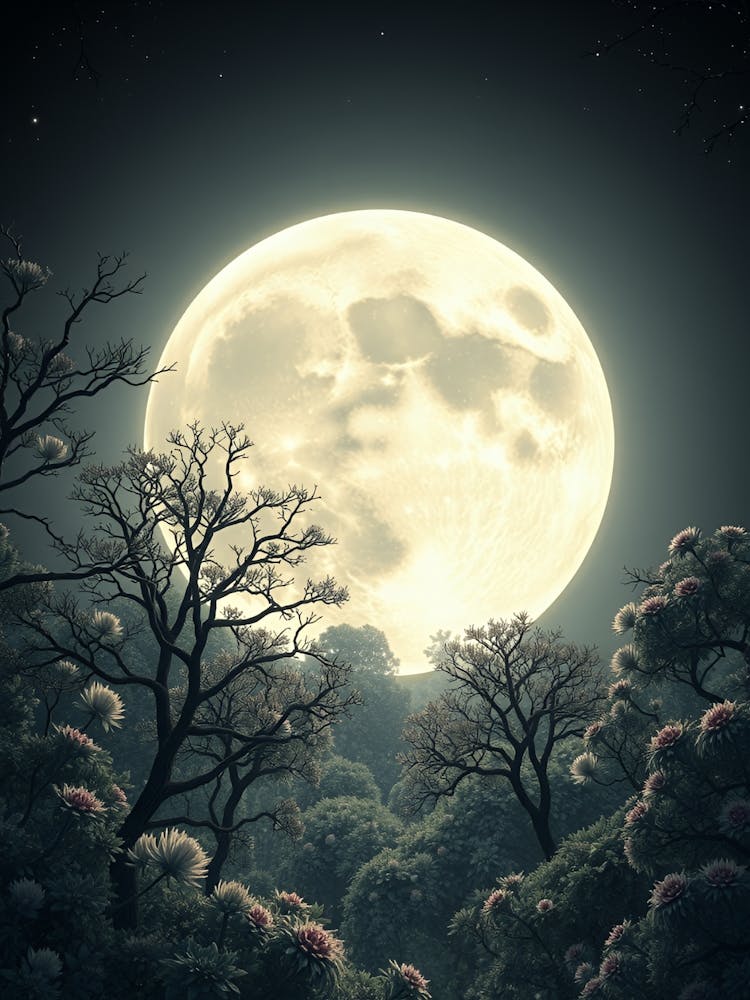 Full Moon In The Forest 9