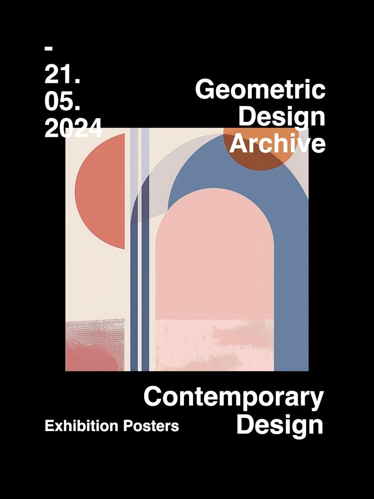 Geometric Design Archive Poster 19