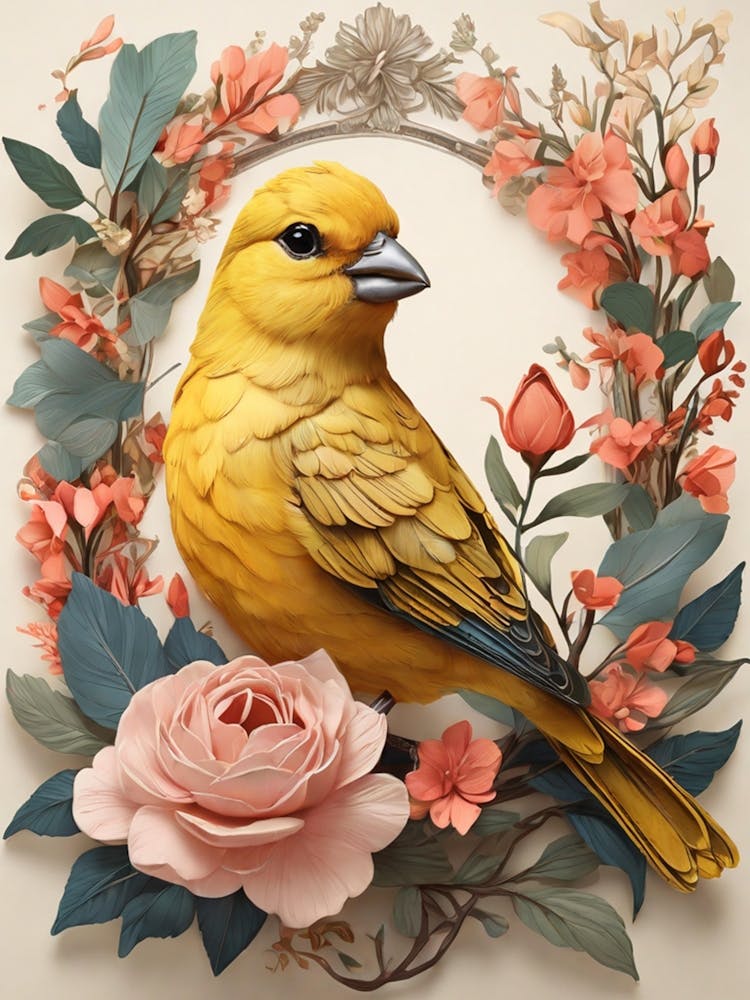 Bird On A Wreath