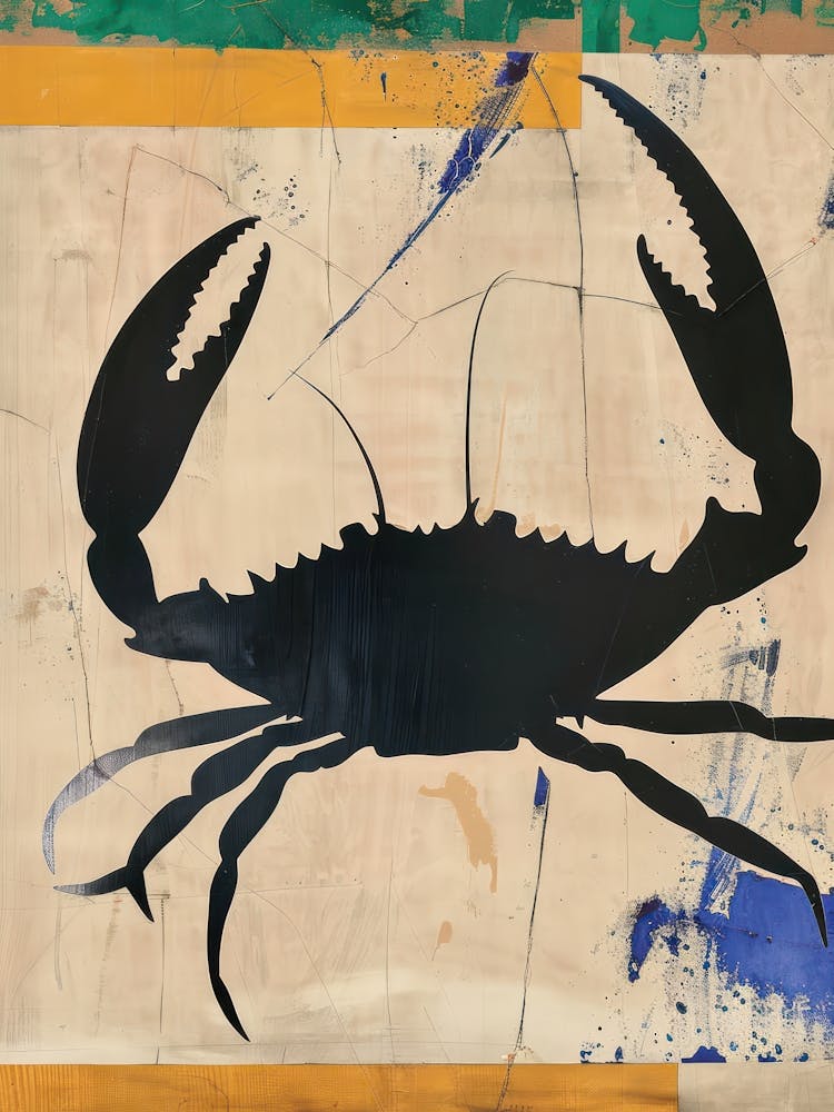 Crab 1 Cut Out Collage