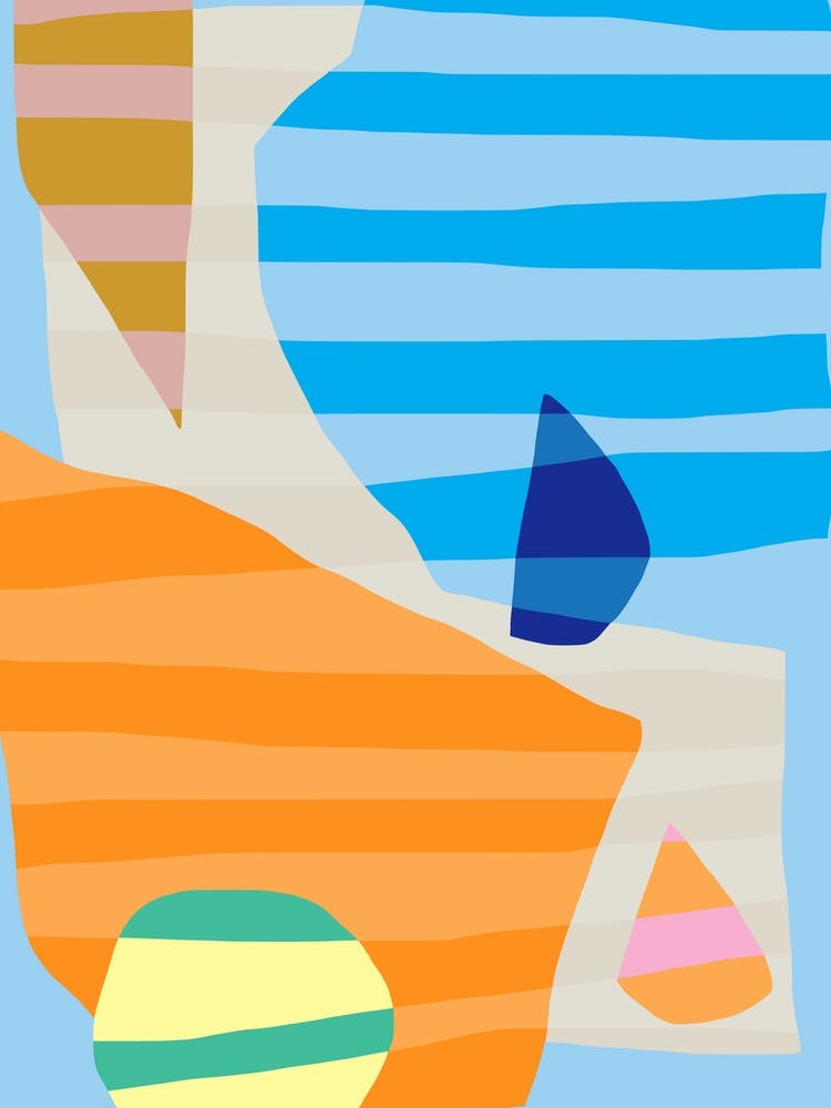 Abstract Stripe Minimal Collage 10