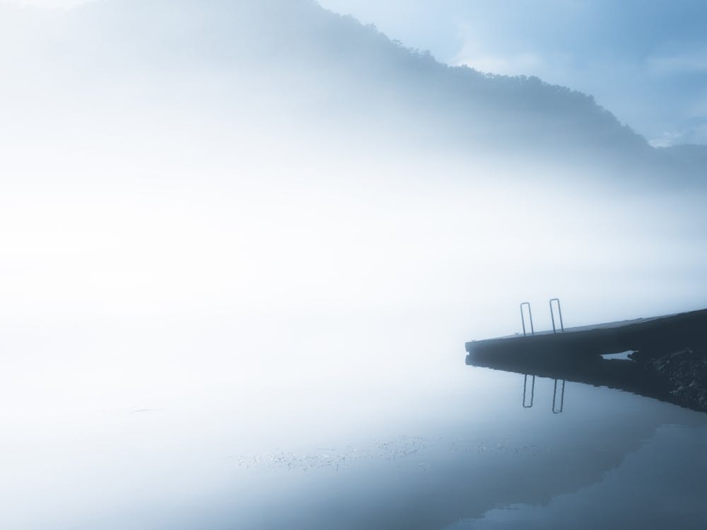 Misty Mountain Lake - Smoky Mountains
