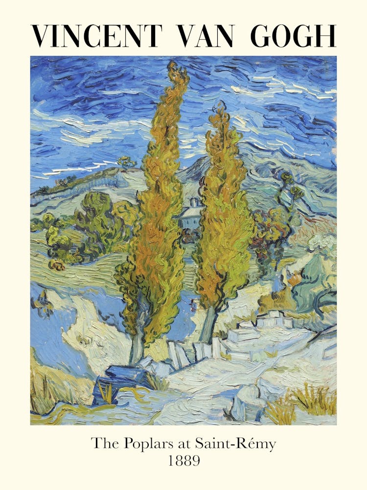 Vincent Van Gogh The Poplars At Saint-Rémy