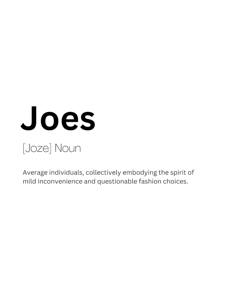 Joes Definition Meaning
