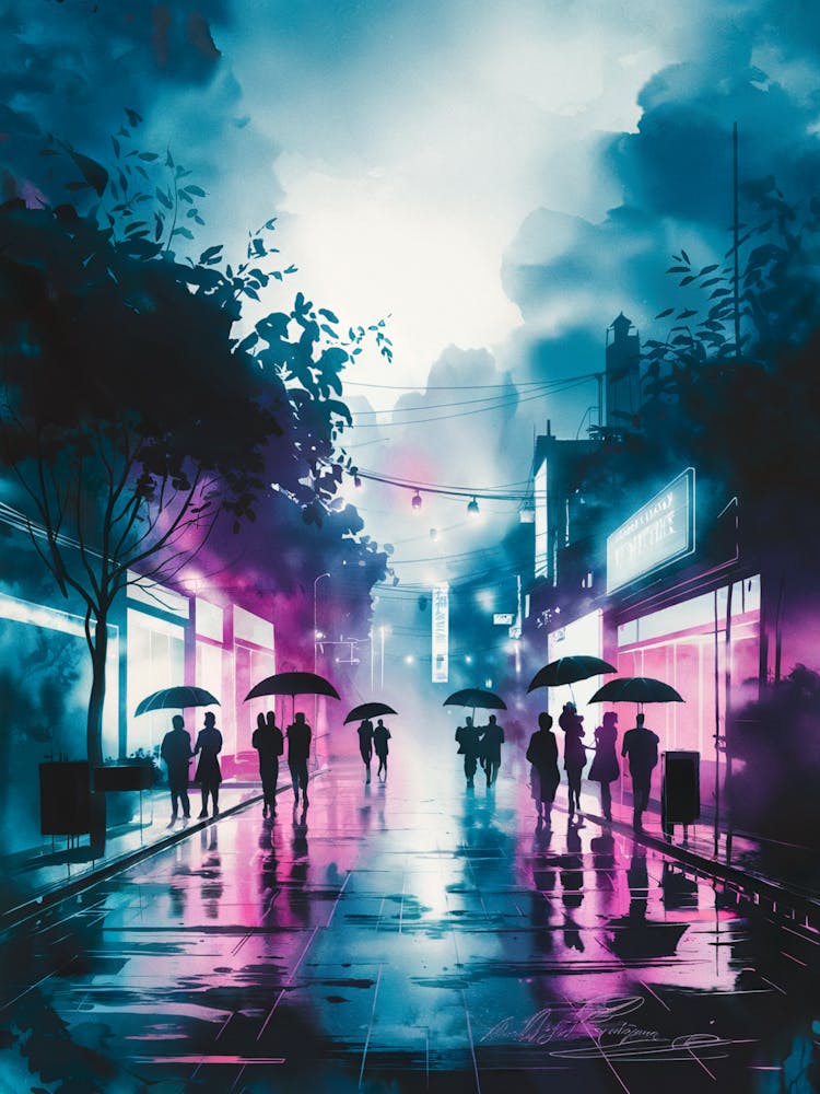 Rainy Night In The City