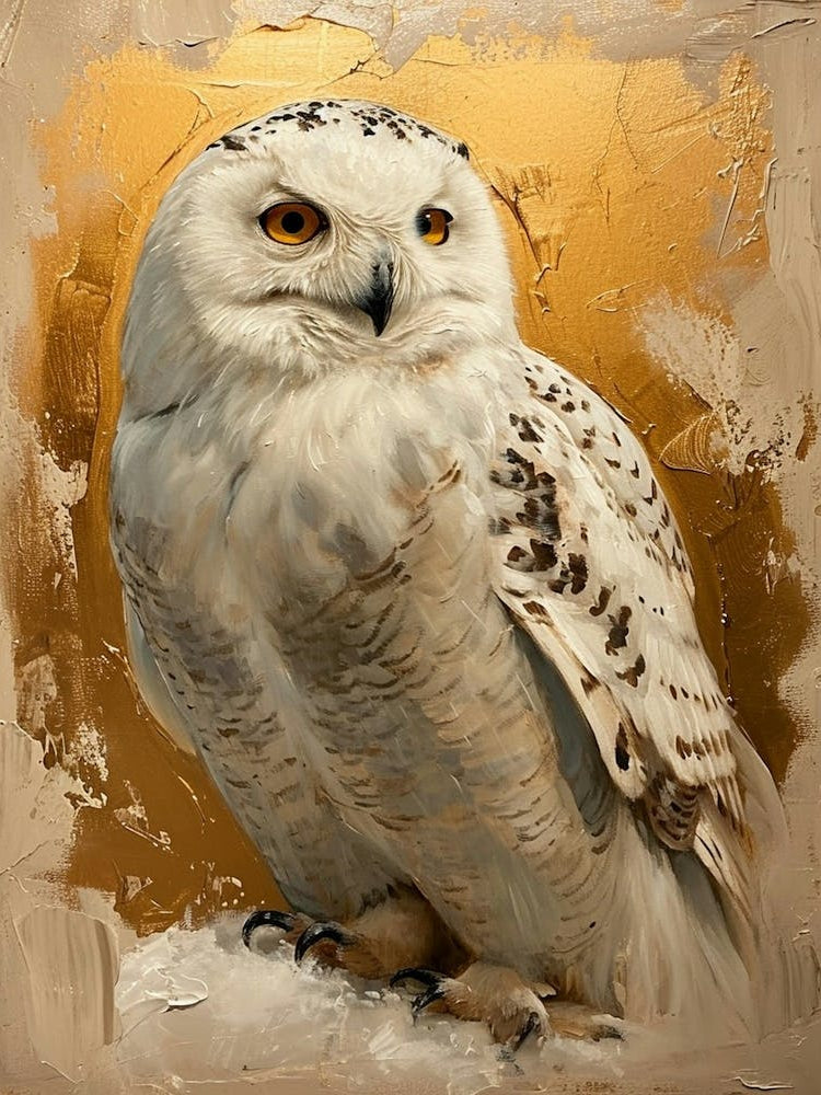 Snowy Owl Painting 1
