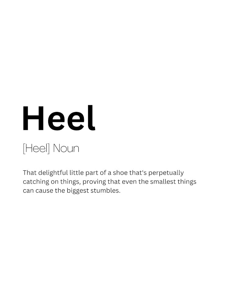 Heel Definition Meaning 2