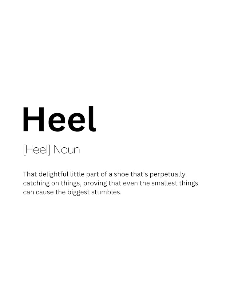 Heel Definition Meaning 2