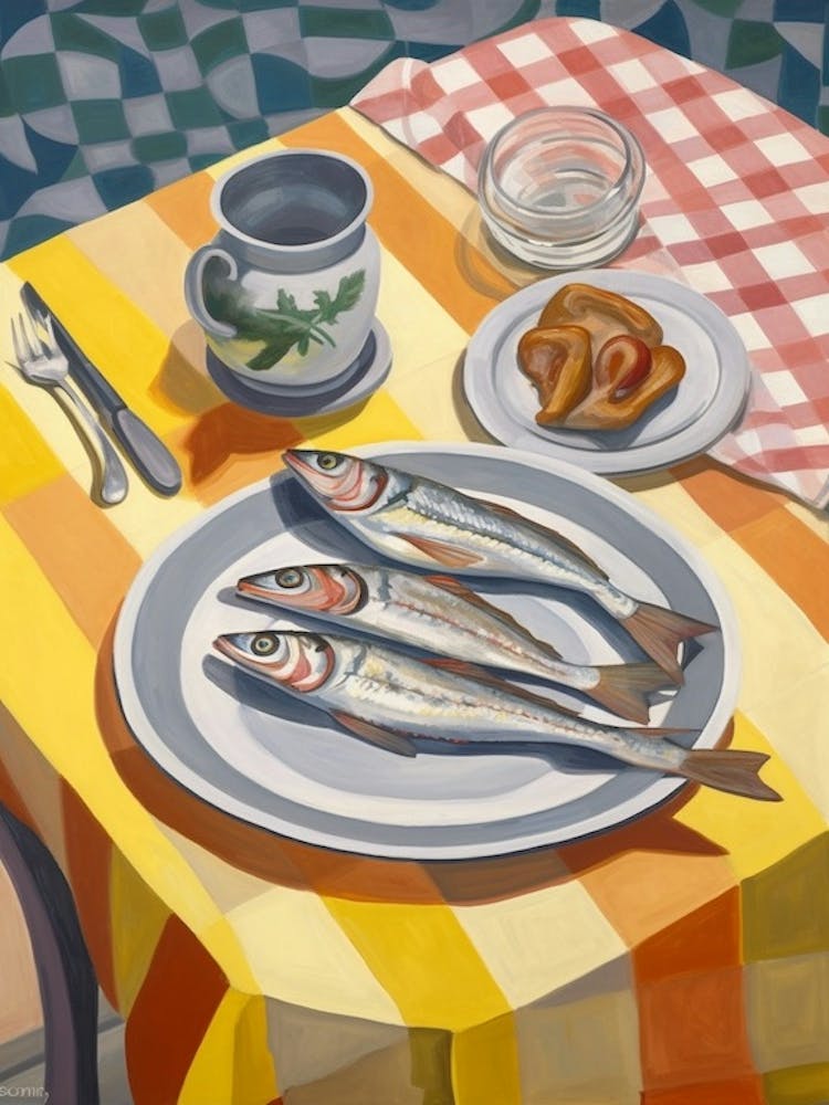Smelt 3 Still Life Painting