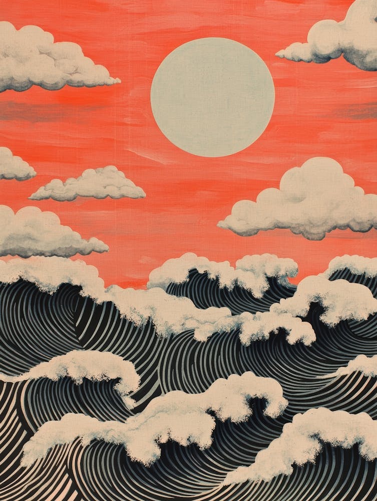 Sunset Over The Ocean 109