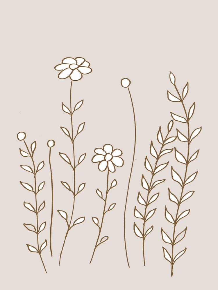 Skandi Flowers And Leaves 2