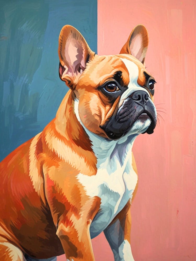 French Bulldog Painting