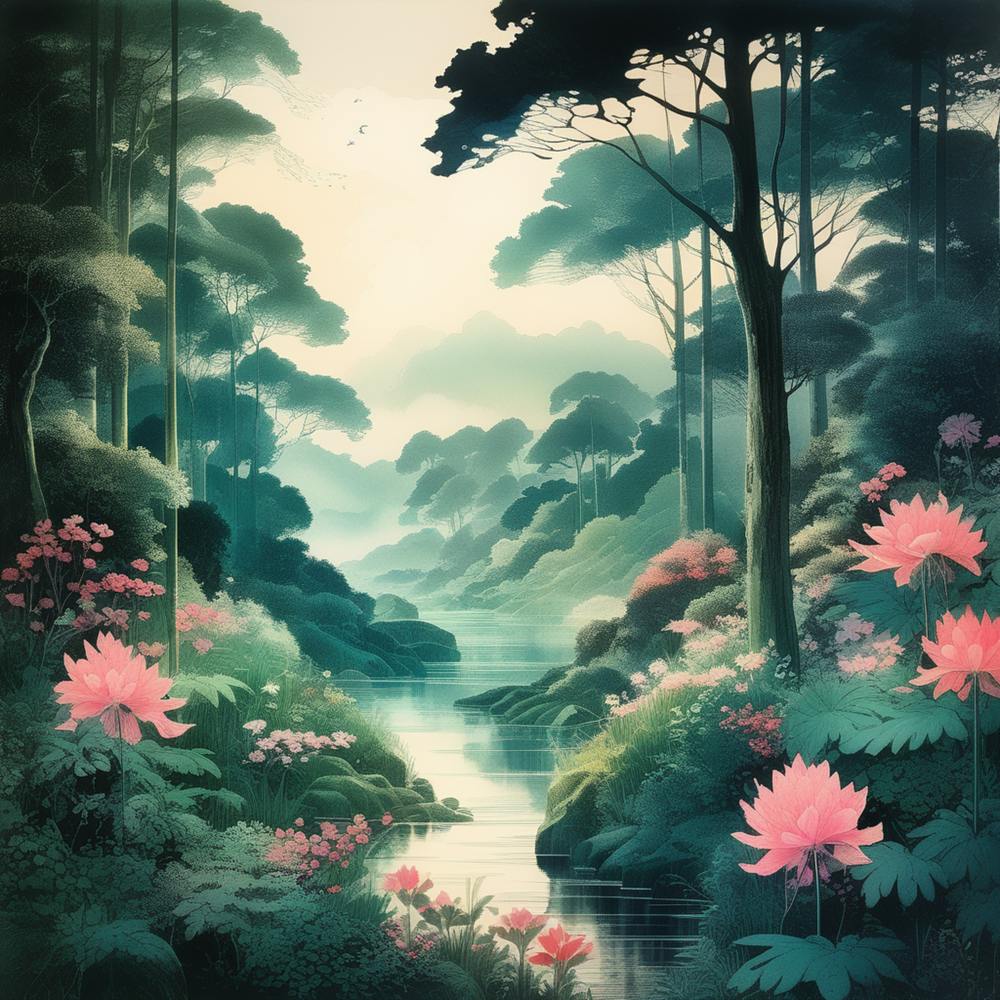 Lotus In The Forest