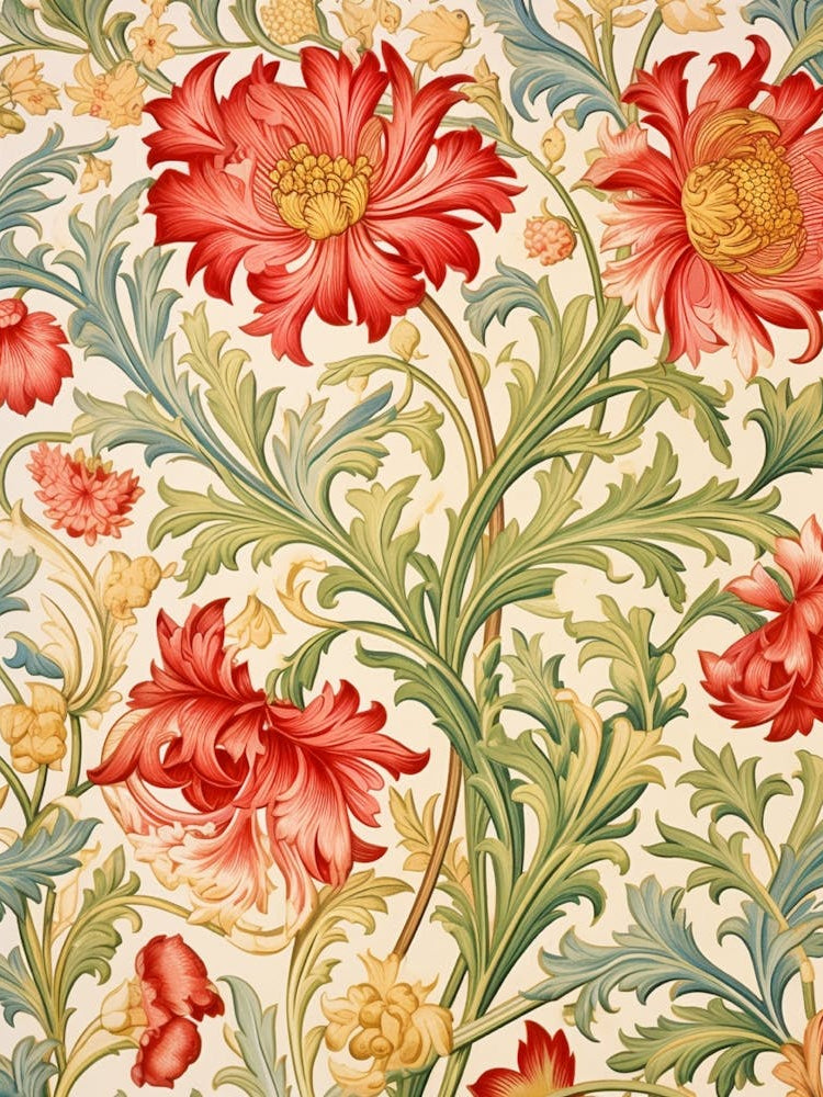 William Morris Floral 1