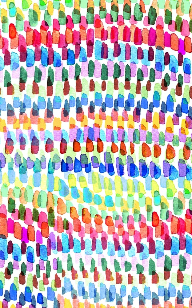 Artsy Strokes Stripes Colorful