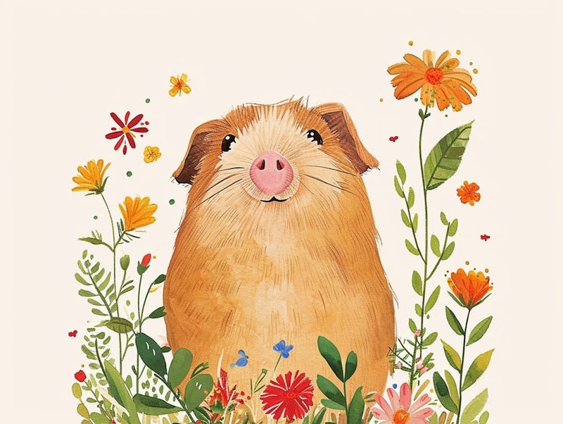 Little Floral Guinea Pig 3
