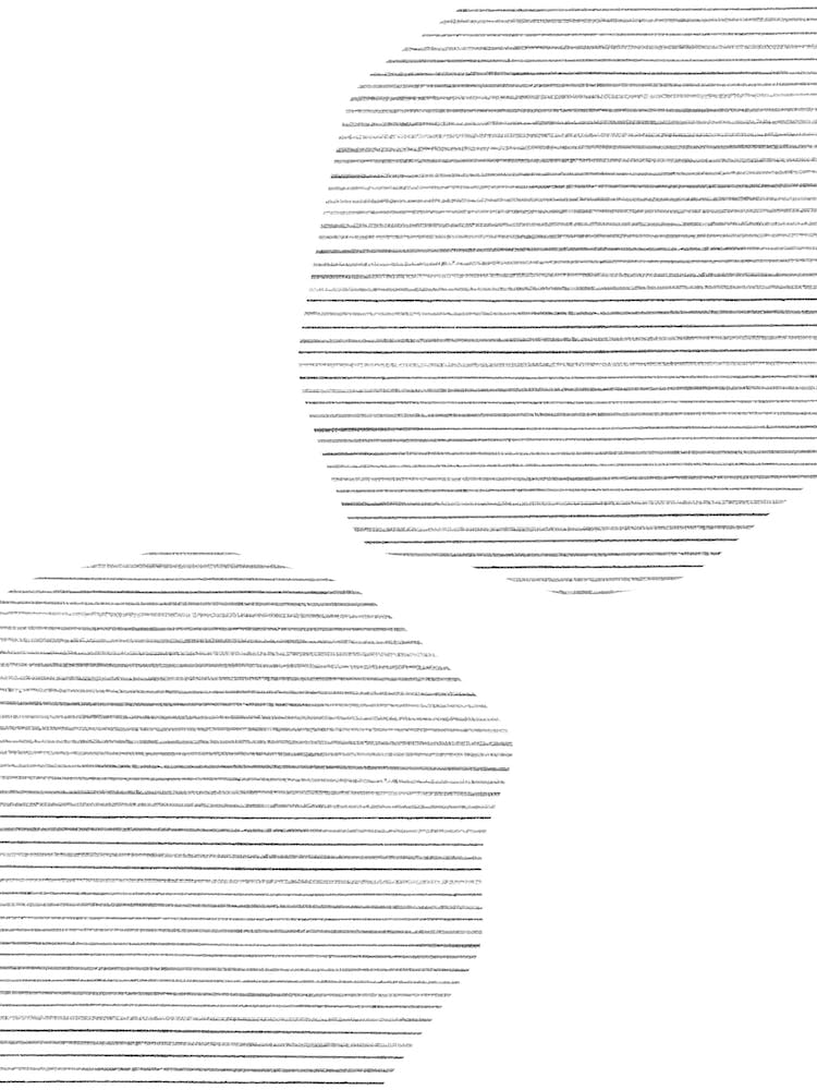 Abstract line drawing shapes