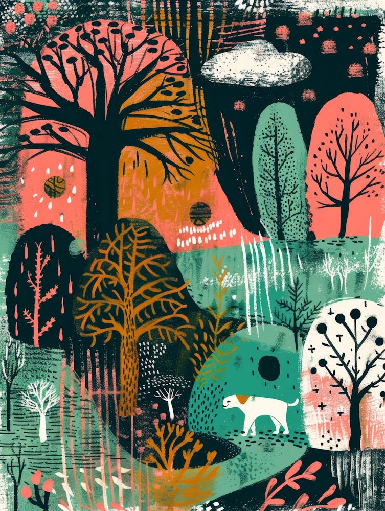 Chien Dans Les Bois 1