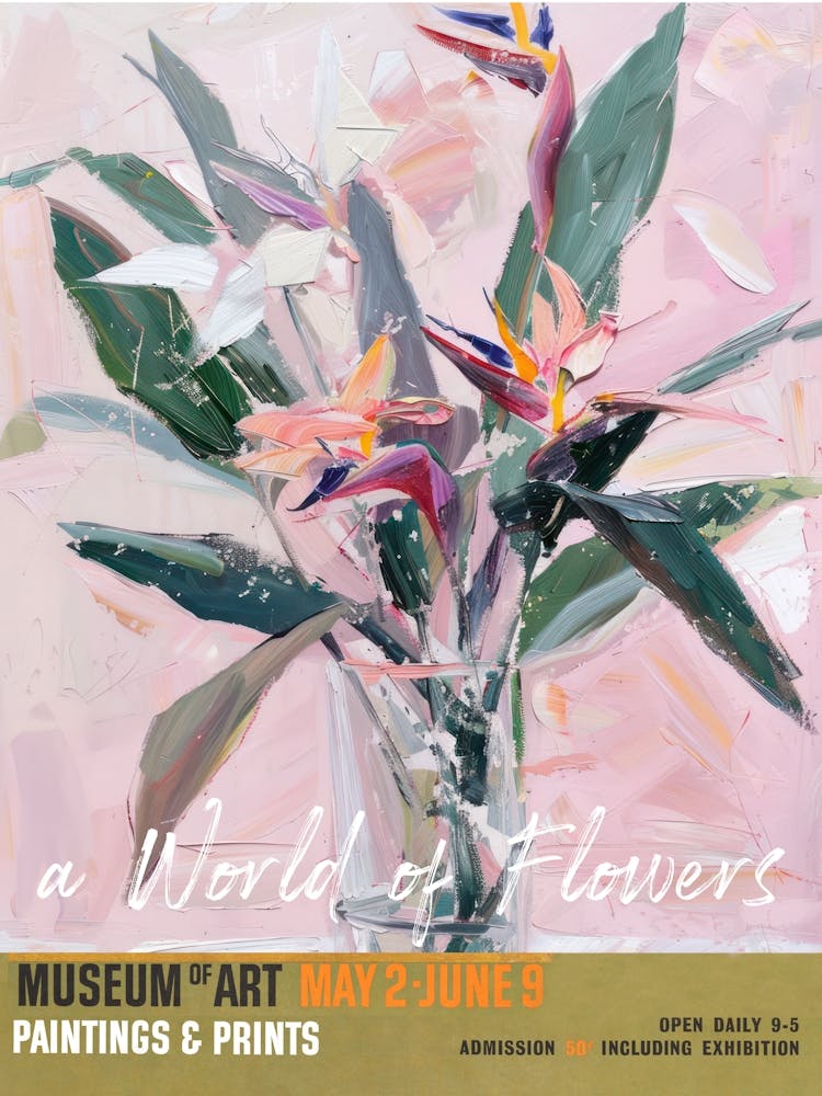 A World Of Flowers, Van Gogh Exhibition Bird Of Paradise 4