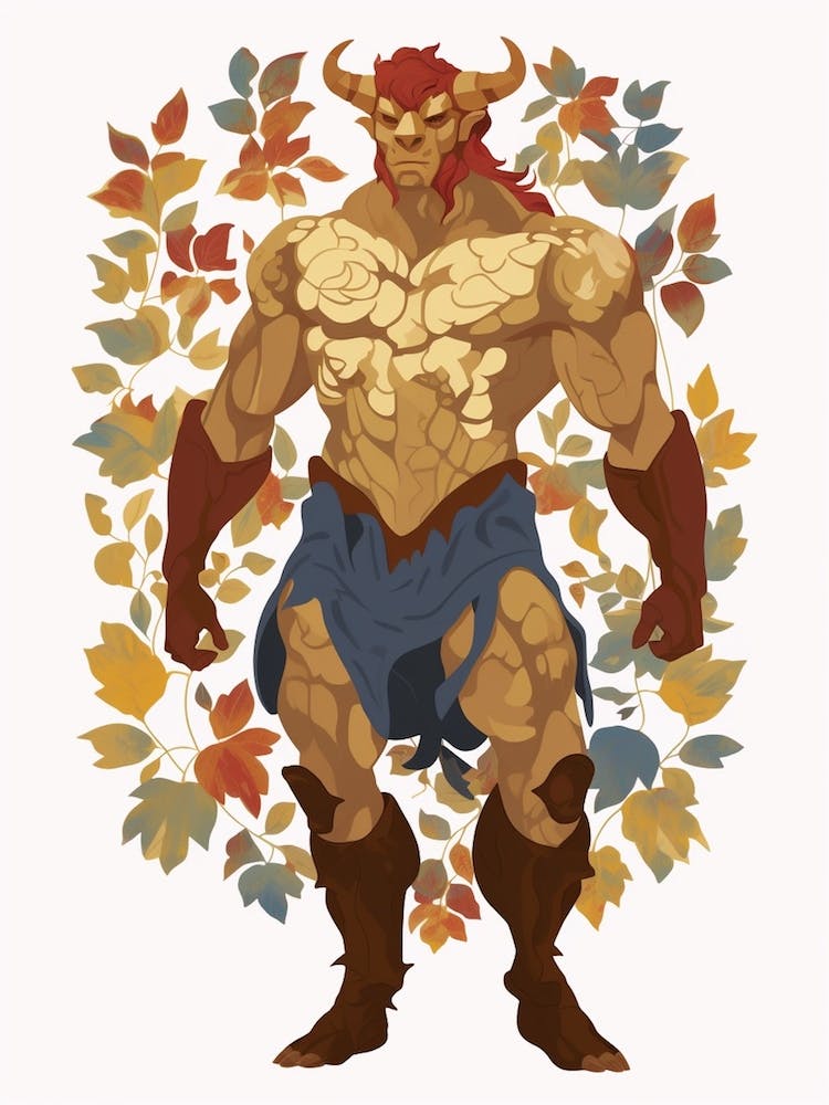 Minotaur Digital Illustration 1