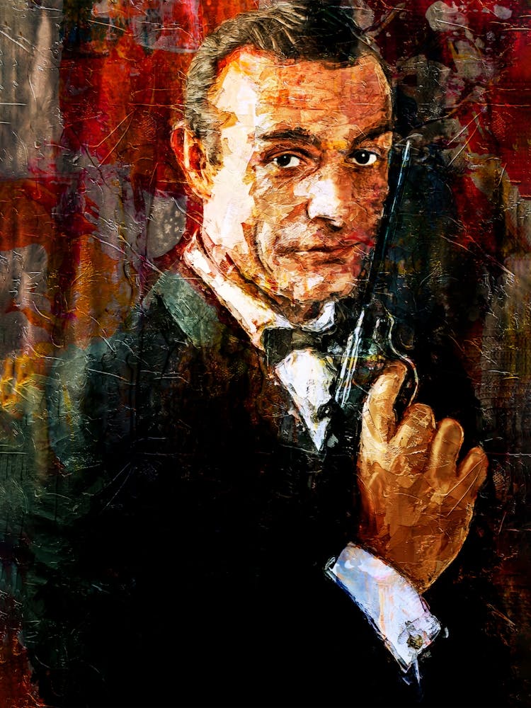 Painting Of Sean Connery