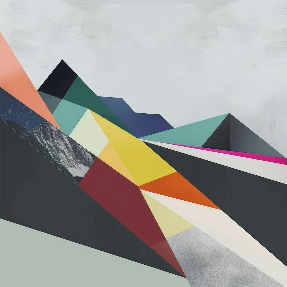 Abstract Mountain Landscape 5