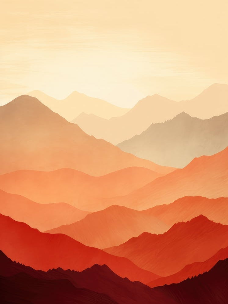 Abstract Mountain Landscape 1