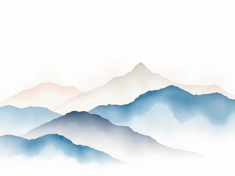 Watercolor Mountains 4