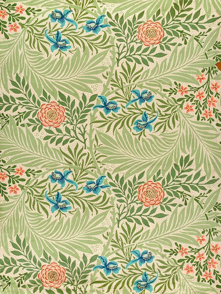 Larkspur, William Morris