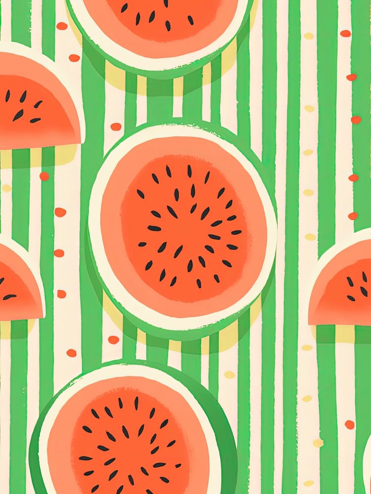 Honeydew Melon Fruit Summer Illustration 2