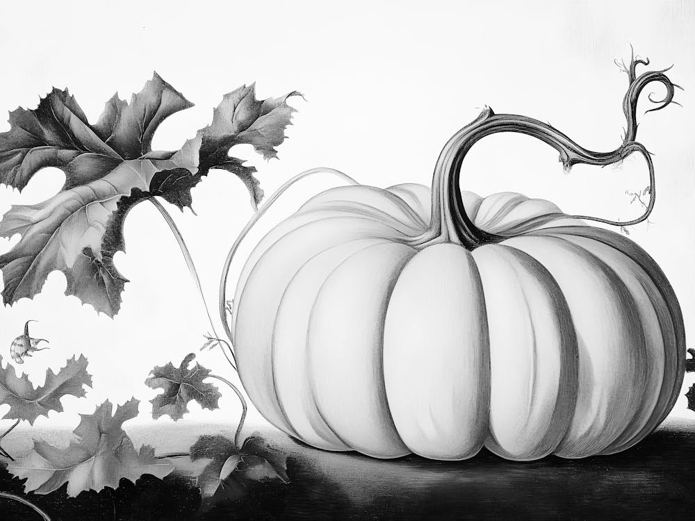 Black And White Pumpkin 6