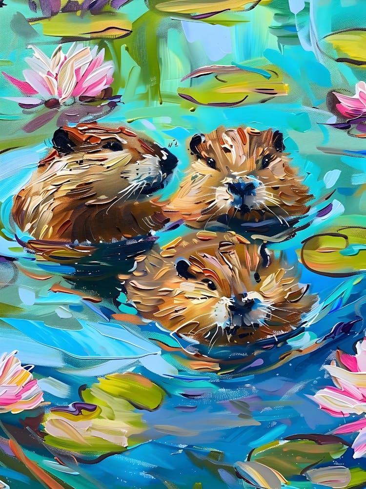 Beaver Painting