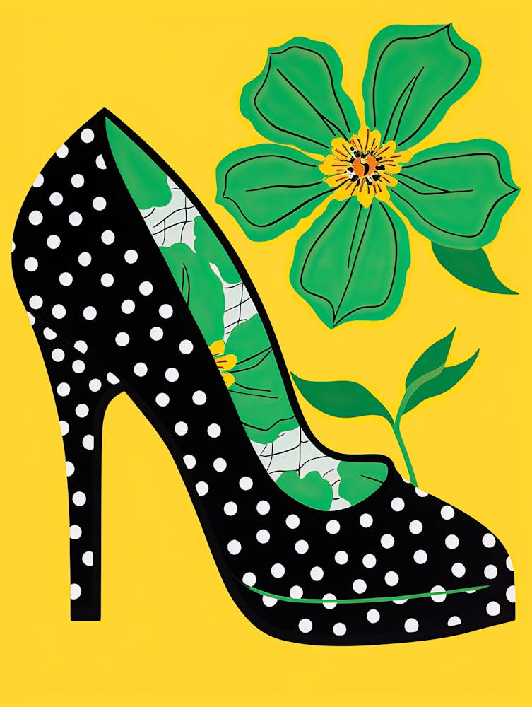 Woman's Footwear Garden: Where Flowers Flourish