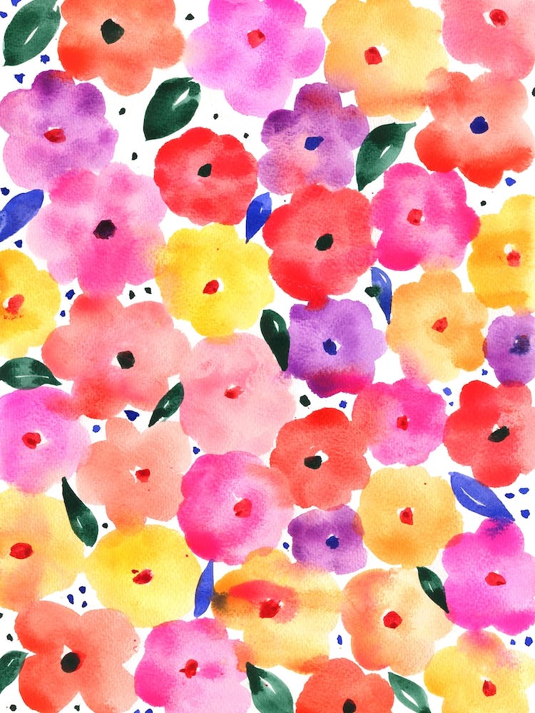 Lovely Pom Pom Flowers