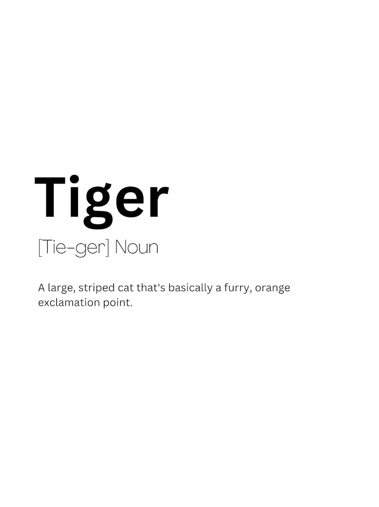 Tiger Definition Meaning