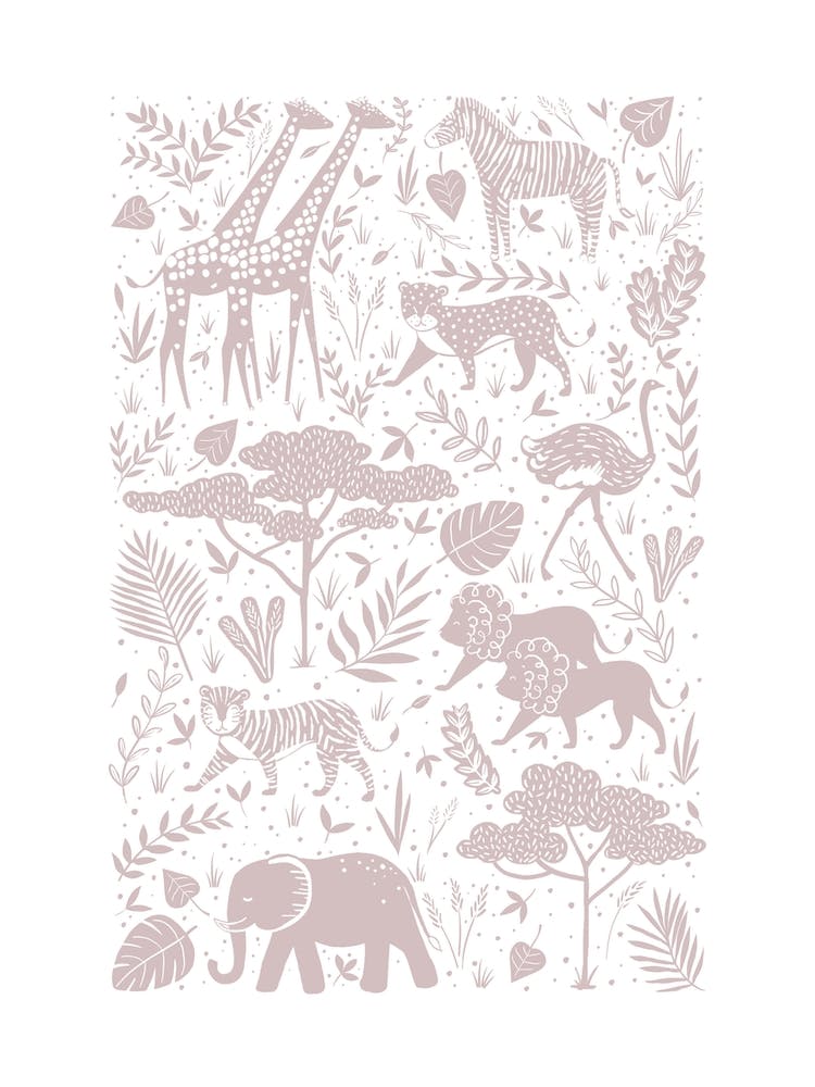 Dusty Pink Safari