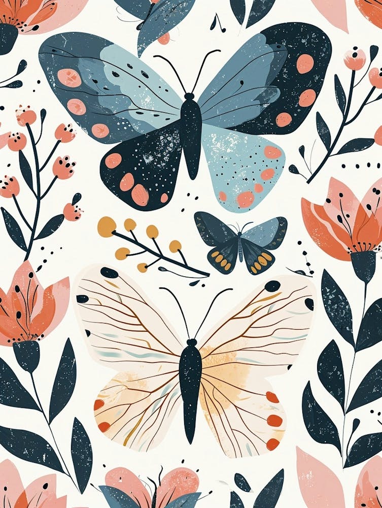 Colourful Insect Illustration Butterfly 20